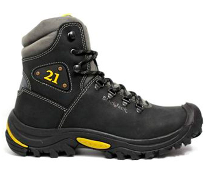 Descuento 30% OFF Bota outdoor ranger color negra amarillo para hombre - 786