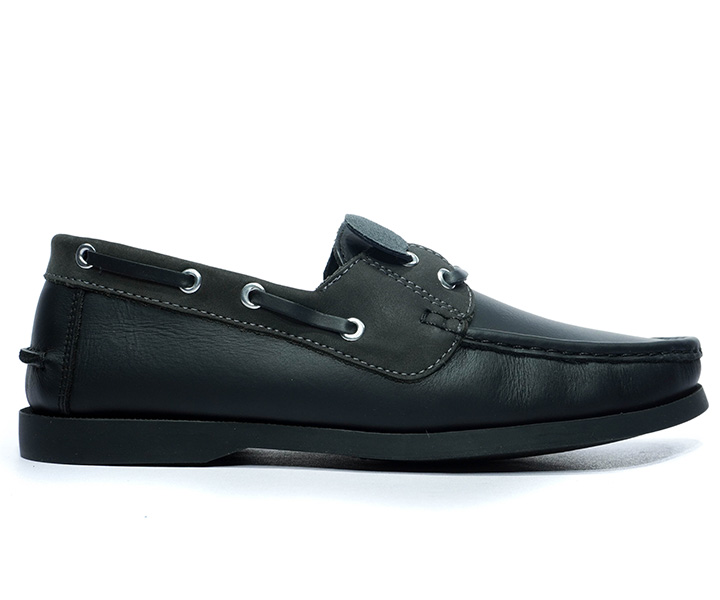 Zapato mocasín Apache para hombre color negro - 1621