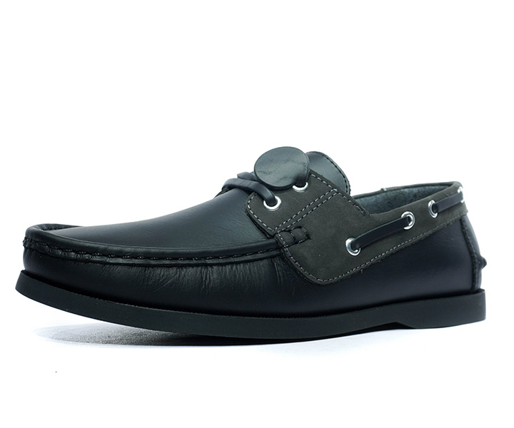 Zapato mocasín Apache para hombre color negro - 1622