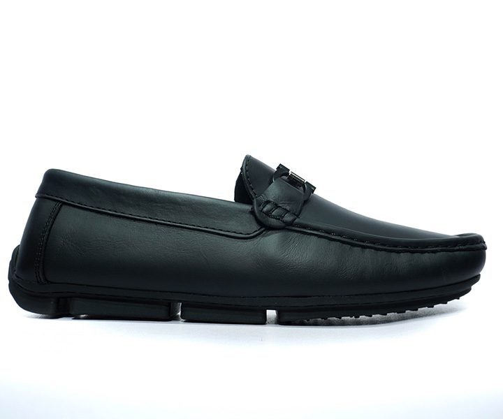 Zapato mocasín H para hombre color negro - 1630