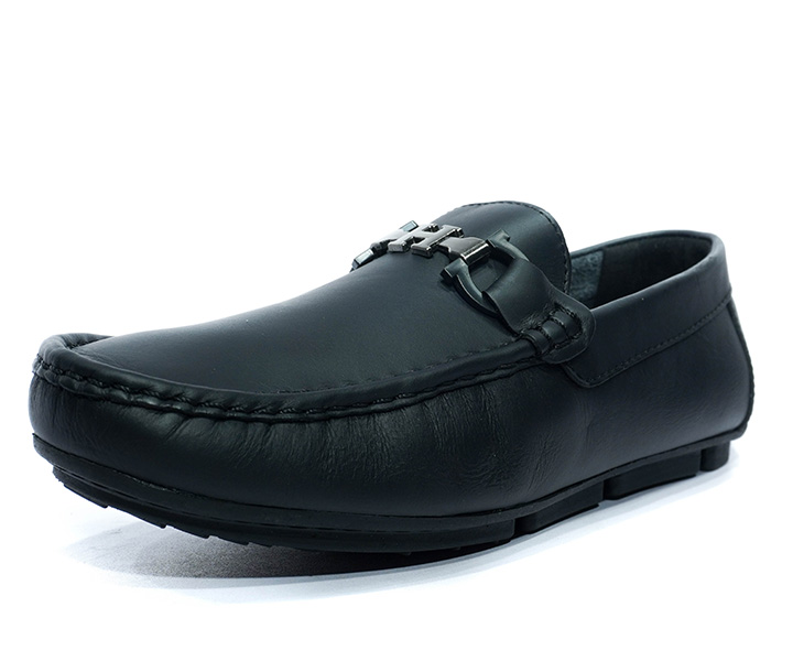 Zapato mocasín H para hombre color negro - 1631