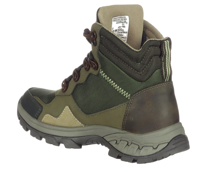 Bota outdoor alaska color verde serrano para mujer - 726