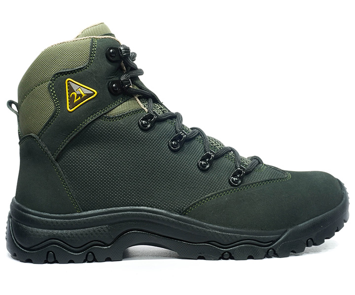 Bota outdoor ref 10 color verde oscuro para hombre - 1700