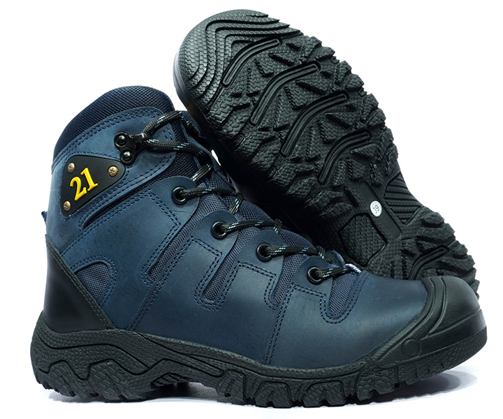 Bota outdoor ref 2 color azul para hombre - 1682