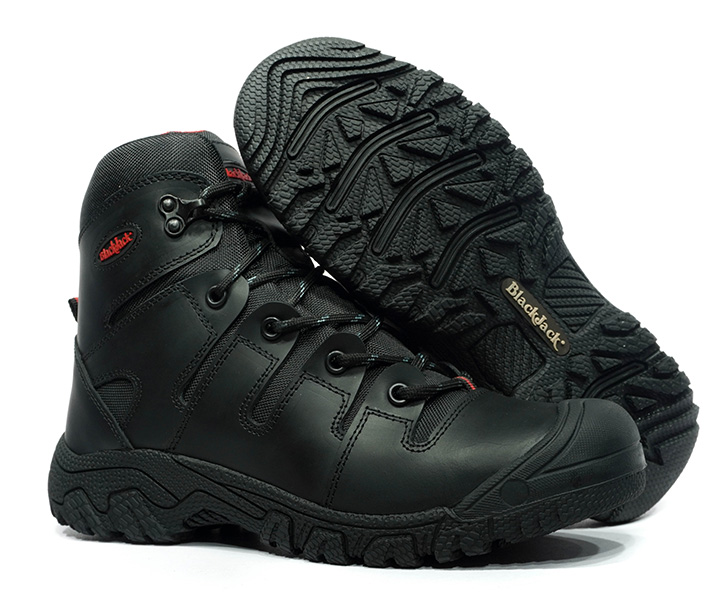 Bota outdoor ref 7 color negro para hombre - 1694