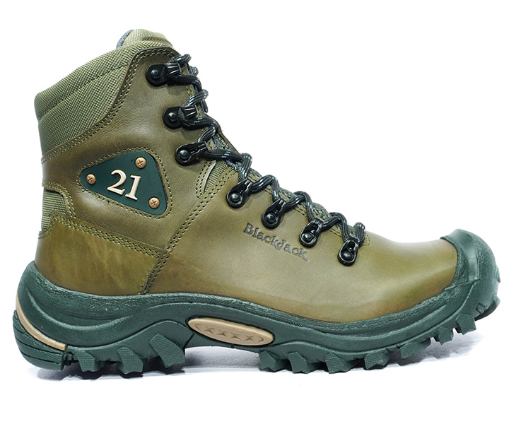 Bota outdoor ref 9 color verde claro para hombre - 1696