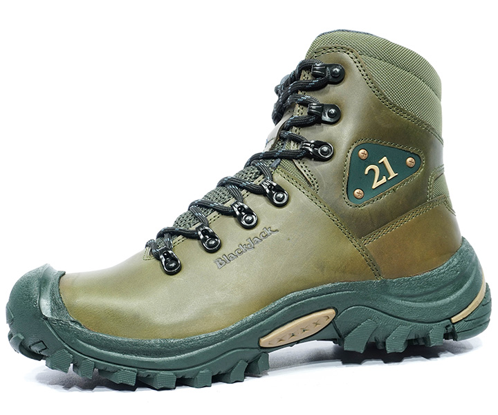 Bota outdoor ref 9 color verde claro para hombre - 1697