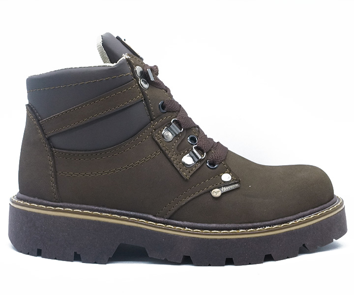 Bota de trabajo para hombre sin puntera color castaño - 1307