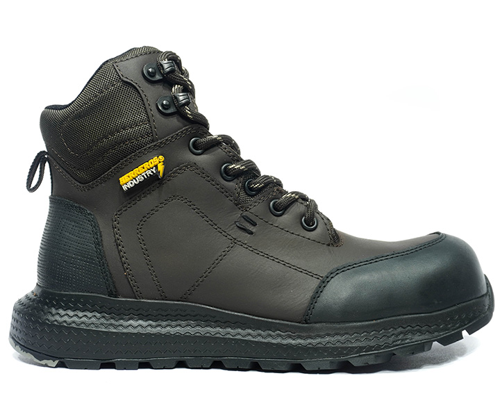 Bota de seguridad Atlas color café para hombre - 1721