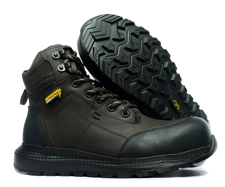 Bota de seguridad Atlas color café para hombre - 1723