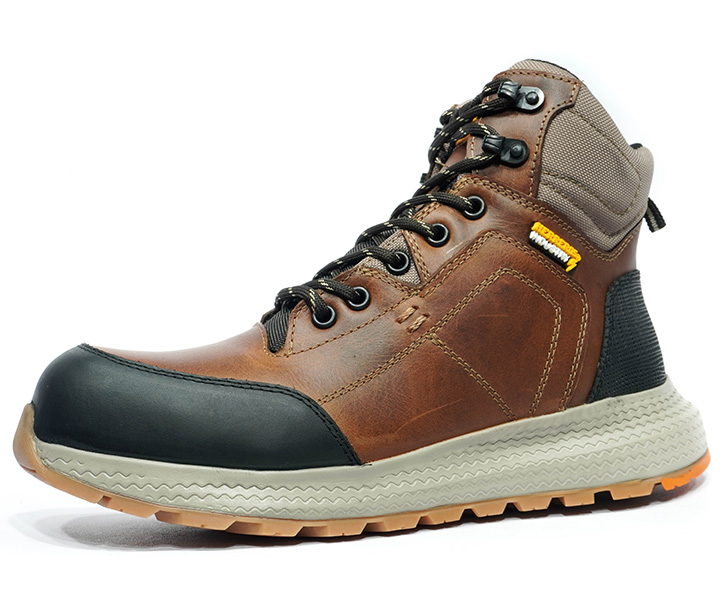 Bota de seguridad Atlas color canela para hombre - 1726