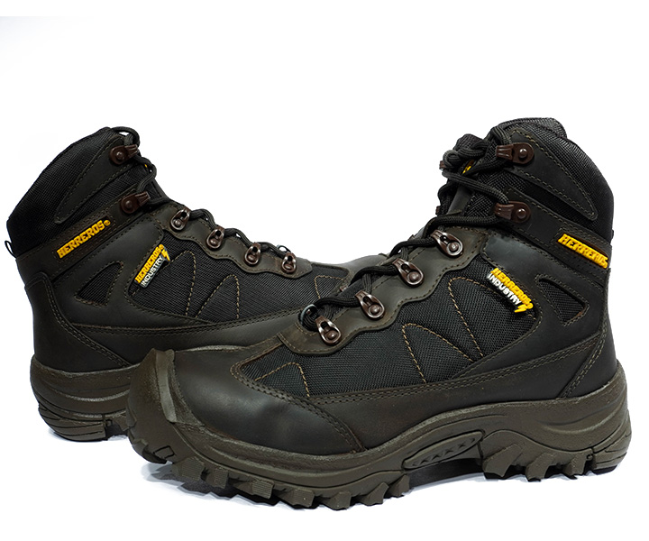 Bota de seguridad Iron Jack color café para hombre - 1558