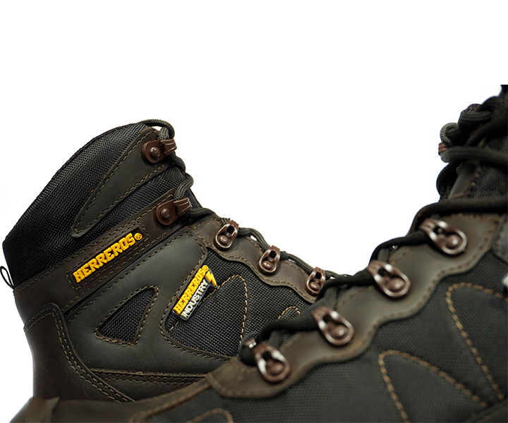 Bota de seguridad Iron Jack color café para hombre - 1559