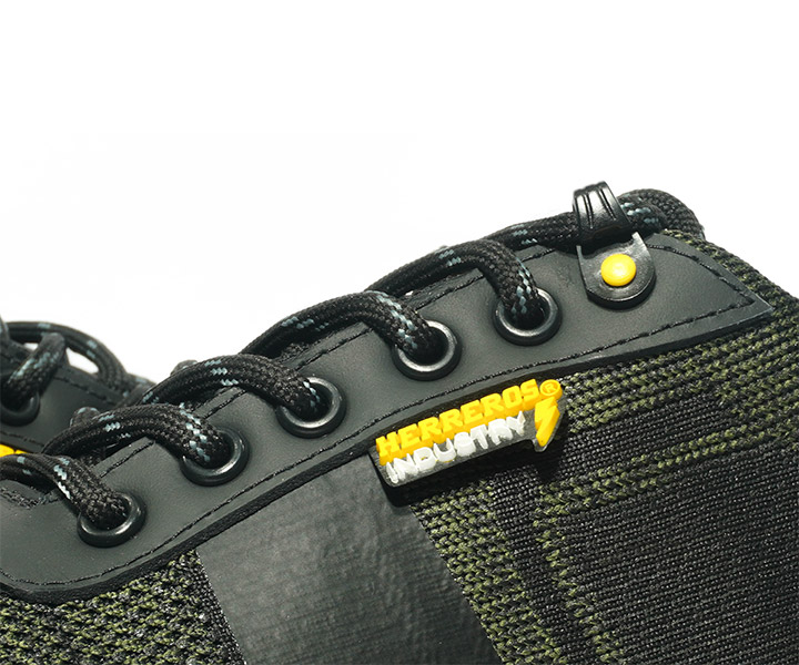Zapato industrial Rugged Proof color negro verde para hombre - 1133