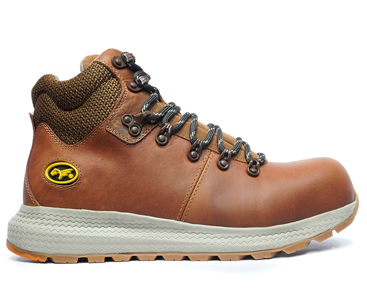 Bota de seguridad Steel Pro color miel para hombre - 1640