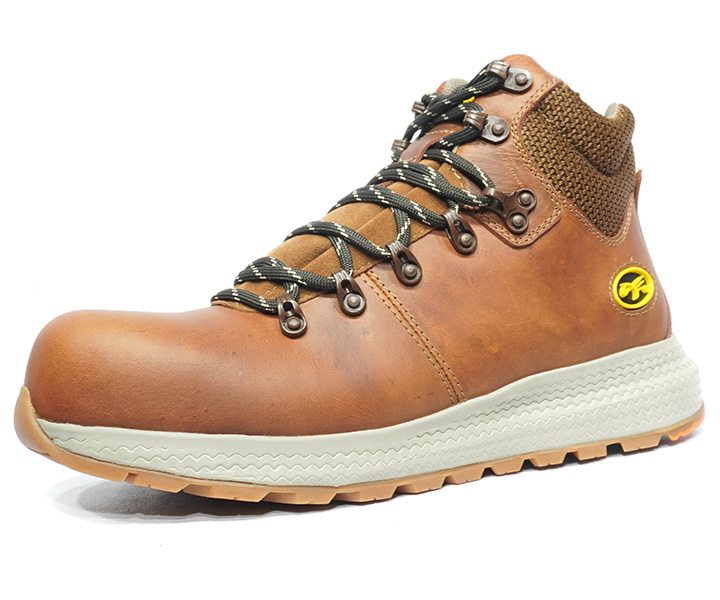 Bota de seguridad Steel Pro color miel para hombre - 1641