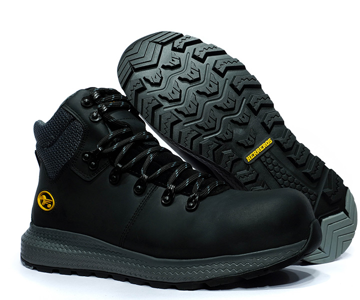 Bota de seguridad Steel Pro color negro para hombre - 1648