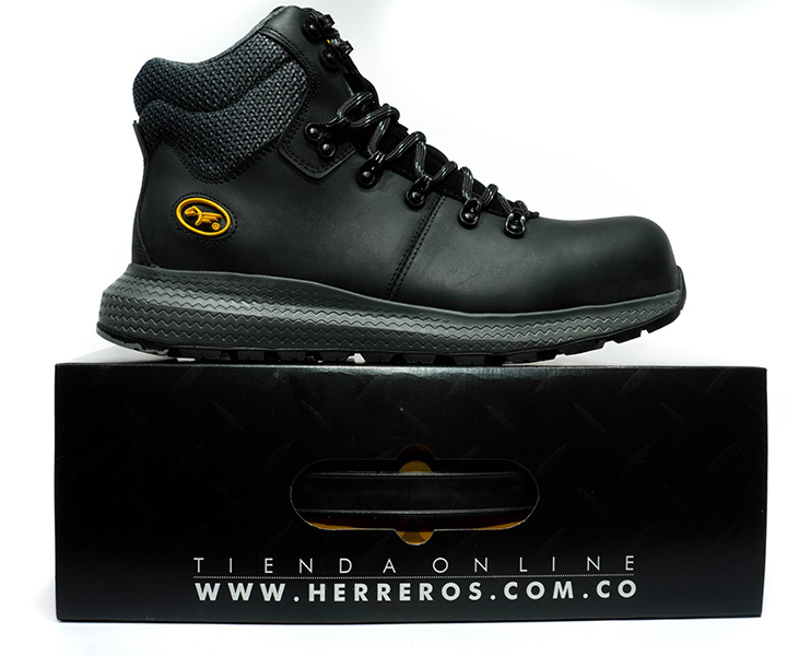 Bota de seguridad Steel Pro color negro para hombre - 1650